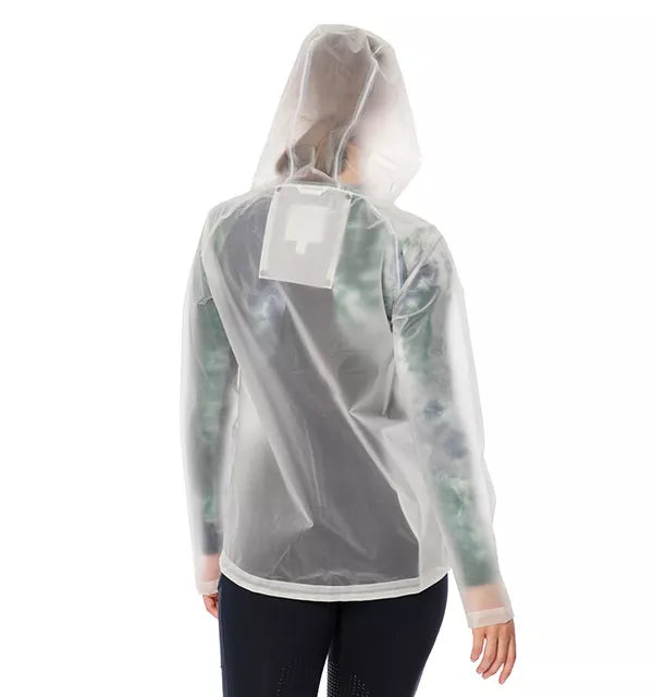 Women's transparent 2025 rain jacket