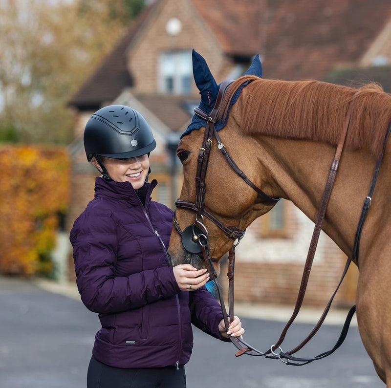 Charles Owen Kylo Riding Hat in Black Matte