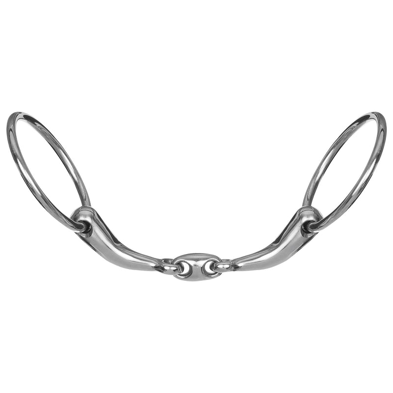 Anatomic Double Jointed Solid Snaffle Bit