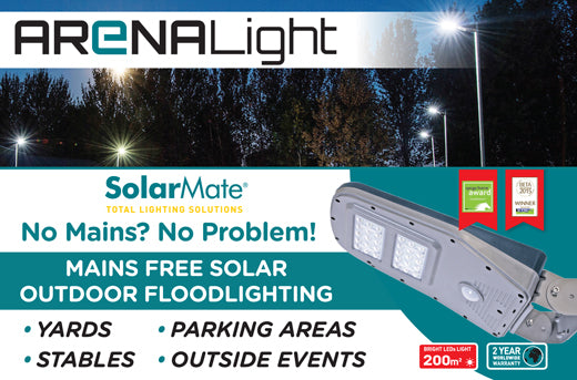 SolarMate 1500 Lumen Arena2 Pro Solar Flood Light – SMAL002