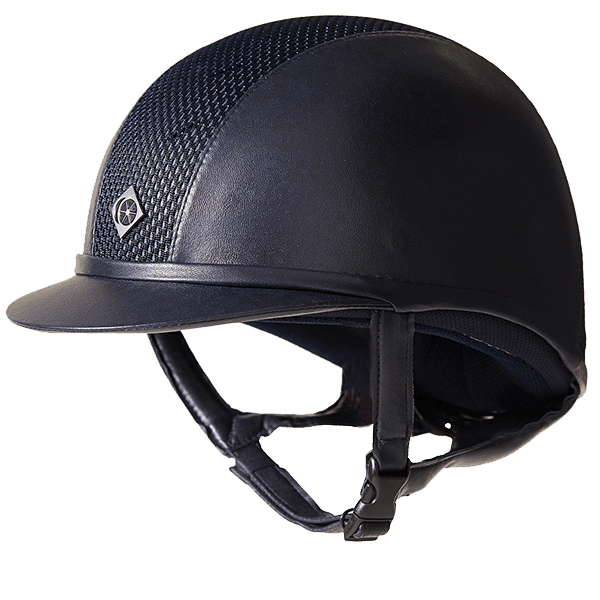 Charles Owen Ayr8 Leatherlook PLUS ROUND - Hoofprints Innovations 