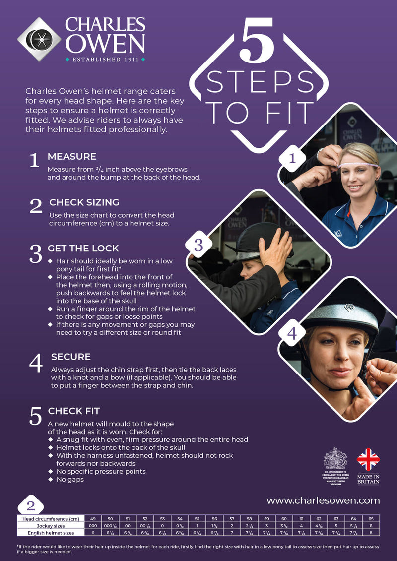 Charles Owen Pro II PLUS - Hoofprints Innovations 