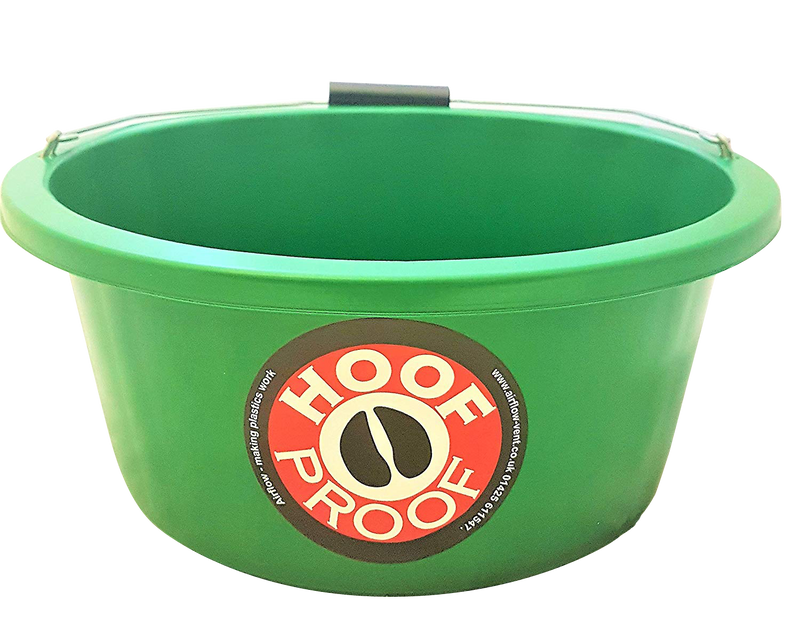 Hoof Proof Shallow Feed Bucket 15 Litre