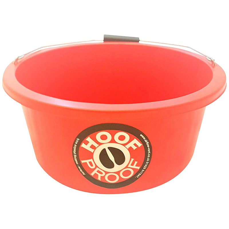 Hoof Proof Shallow Feed Bucket 15 Litre