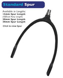 Kennedy Equi Products EasySpur Straight with Stainless Buckle Leathers included (15/20/25/30mm) - Hoofprints Innovations 