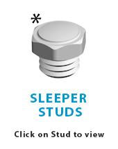 Kennedy Equi Products Easystud Sleeper 5.5mm Studs & Plugs - Hoofprints Innovations 