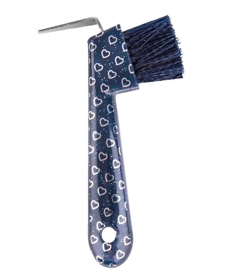 Lucky Hearts Hoof Pick Brush