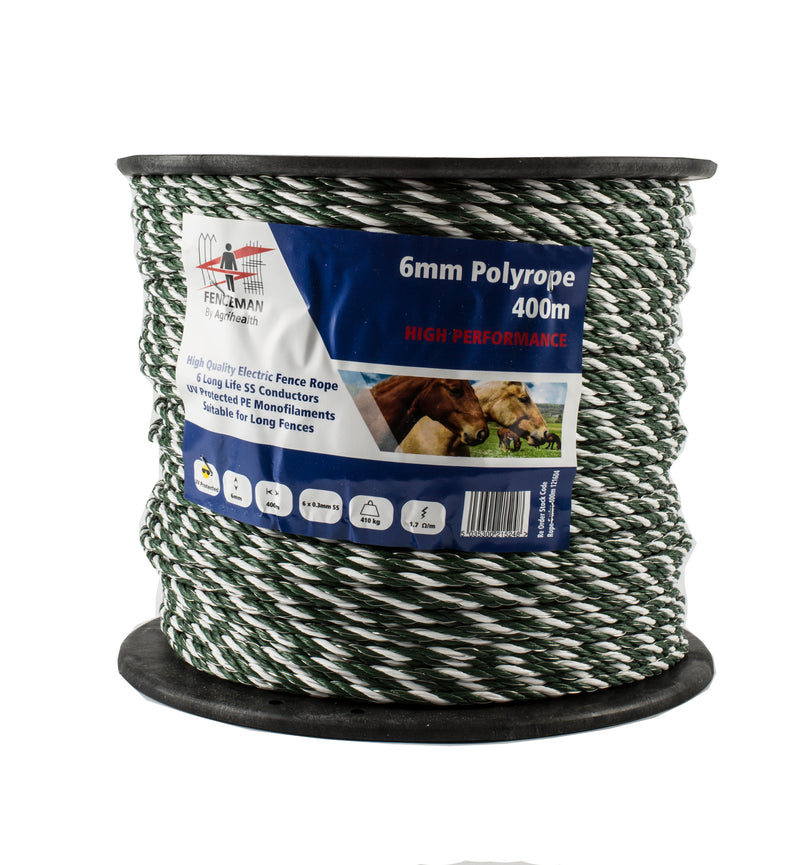 Fenceman 6mm Super Polyrope