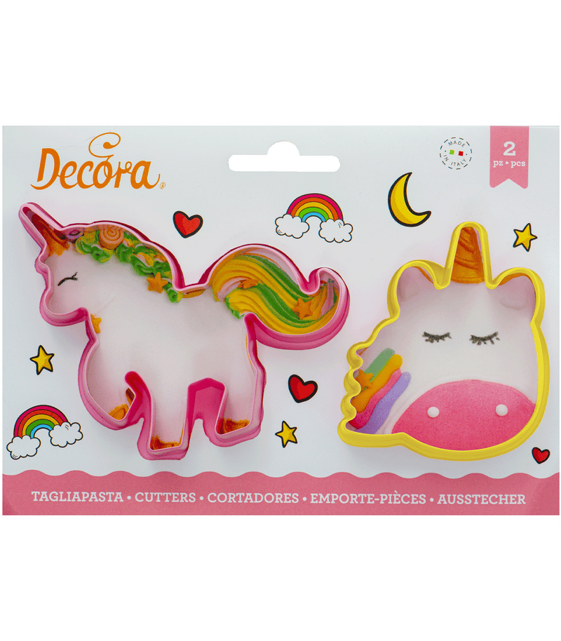Unicorn Cookie Cutter Set, 2pcs