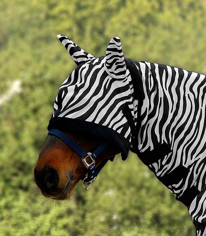 Anti-Fly Mask Zebra